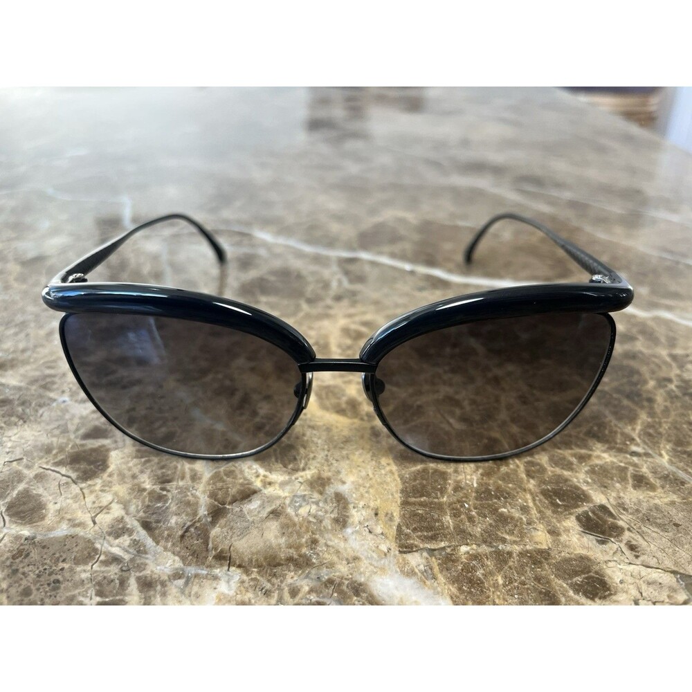 Bottega Veneta BV0038S 002 Black Sunglasses Sonnenbrille Brown Lenses *Read*